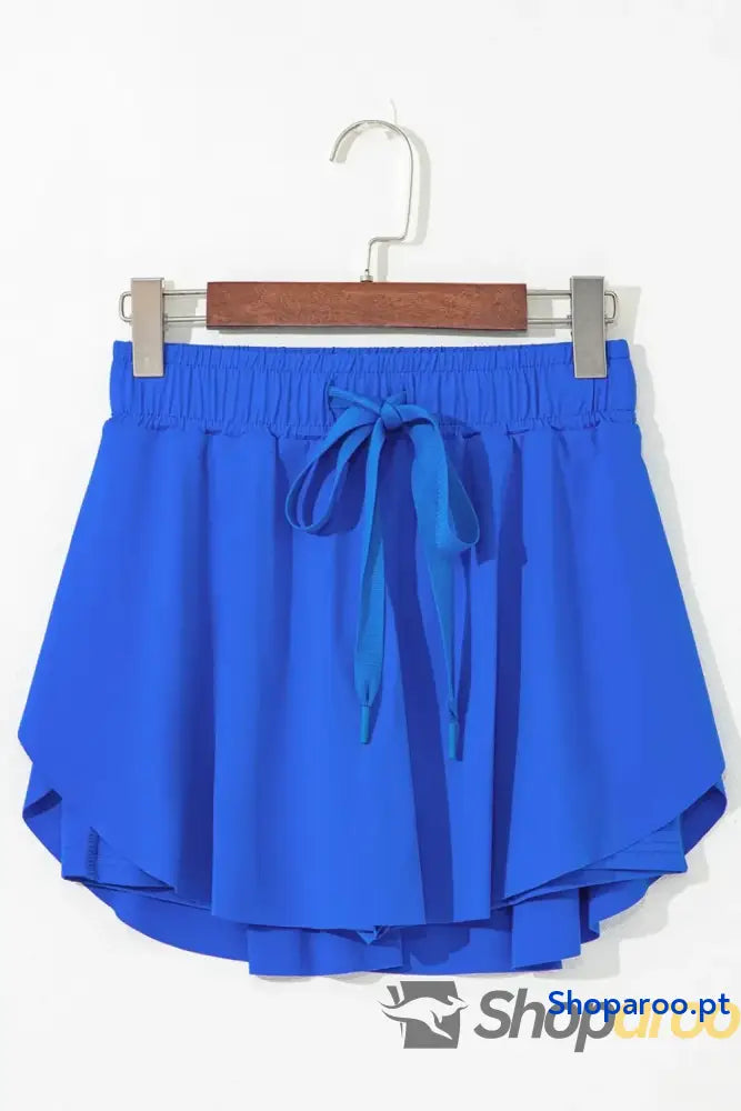 Drawstring Active Skorts