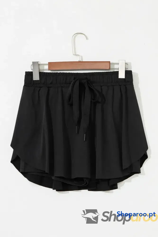 Drawstring Active Skorts