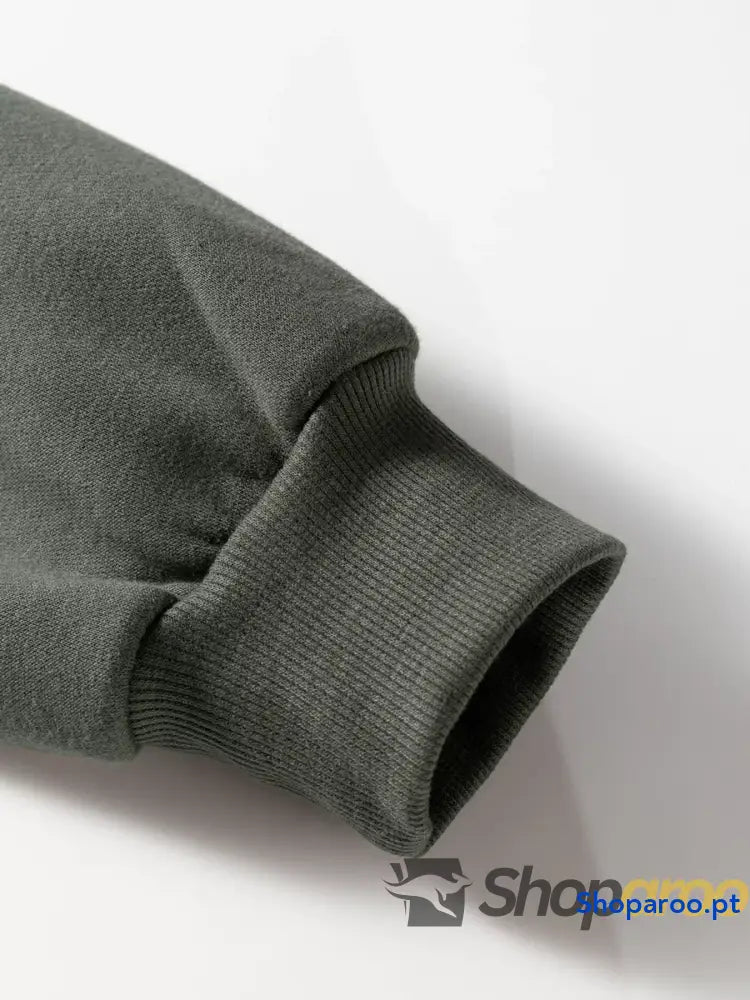 Drawstring Raglan Sleeve Hoodie