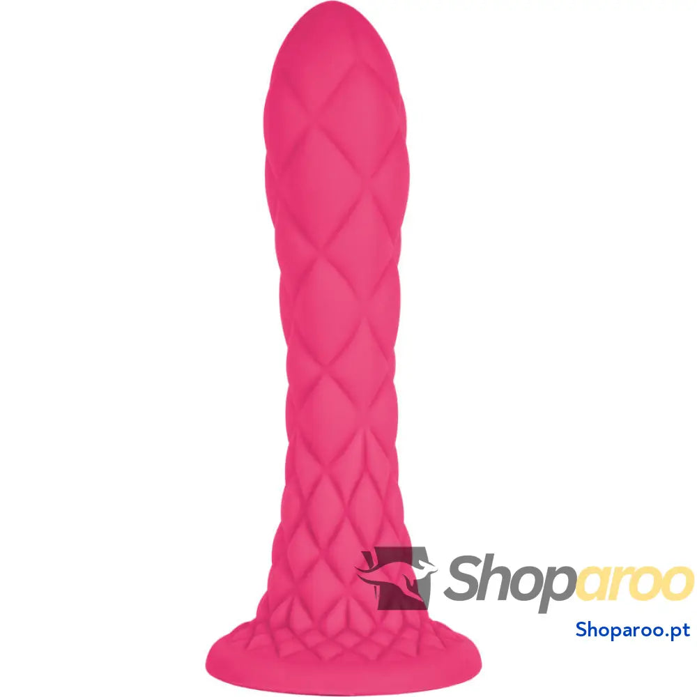 Dreamy Dildo Fantasy Silicone Líquido Termorreativo Fúcsia 18,5 cm