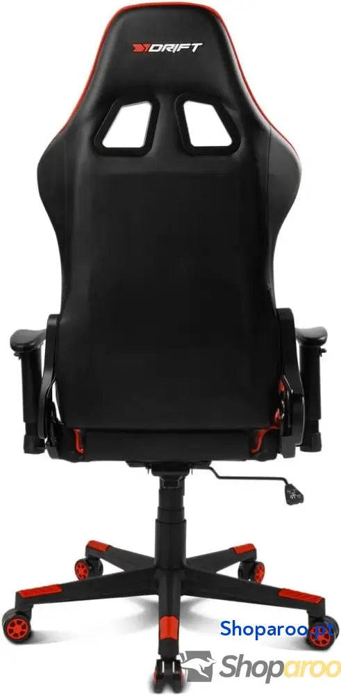 DRIFT GAMING DR175 Cadeira Gaming profissional couro sintético apoio de braços ajustáveis 2D pistão classe 4 giratória