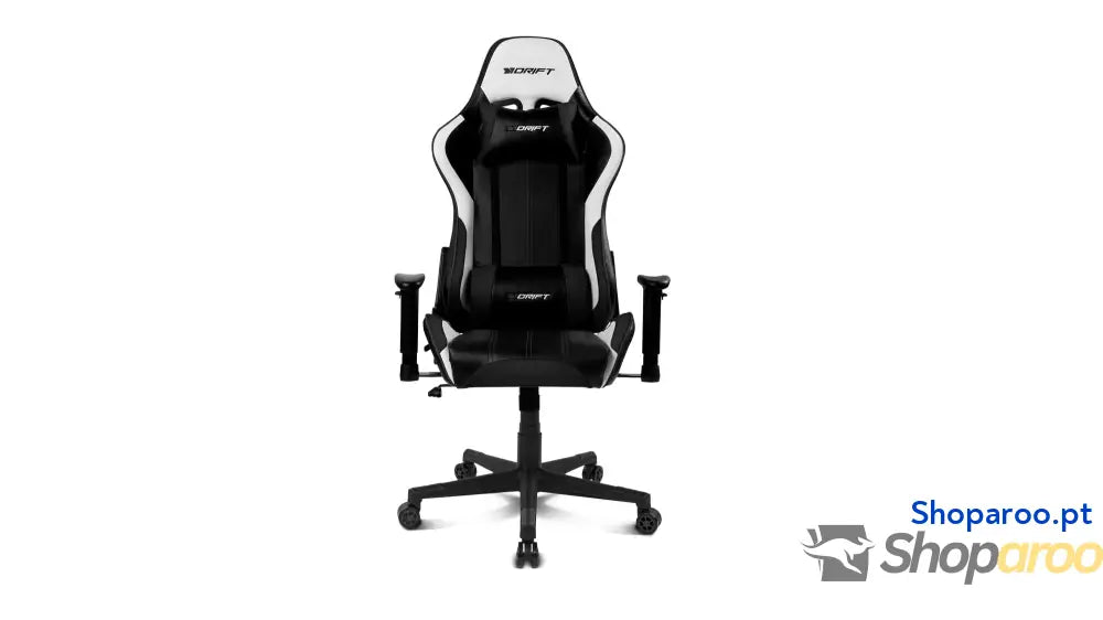 DRIFT GAMING DR175 Cadeira Gaming profissional couro sintético apoio de braços ajustáveis 2D pistão classe 4 giratória