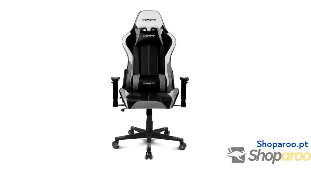 DRIFT GAMING DR175 Cadeira Gaming profissional couro sintético apoio de braços ajustáveis 2D pistão classe 4 giratória