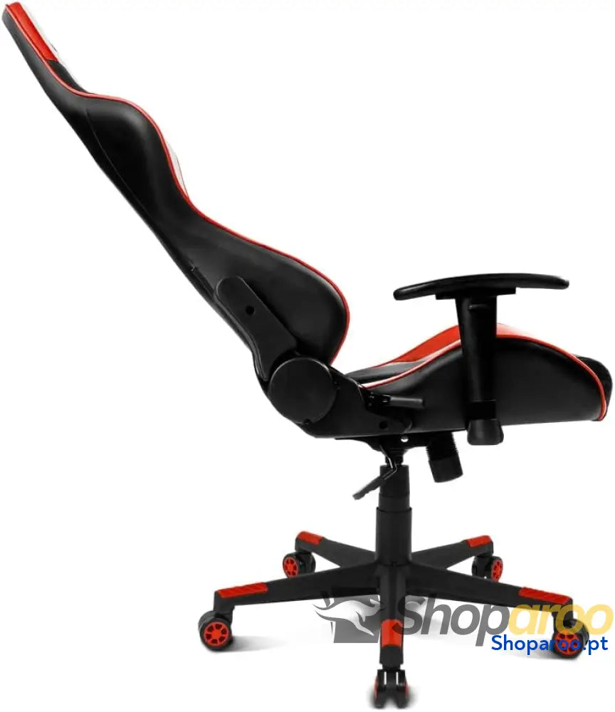 DRIFT GAMING DR175 Cadeira Gaming profissional couro sintético apoio de braços ajustáveis 2D pistão classe 4 giratória