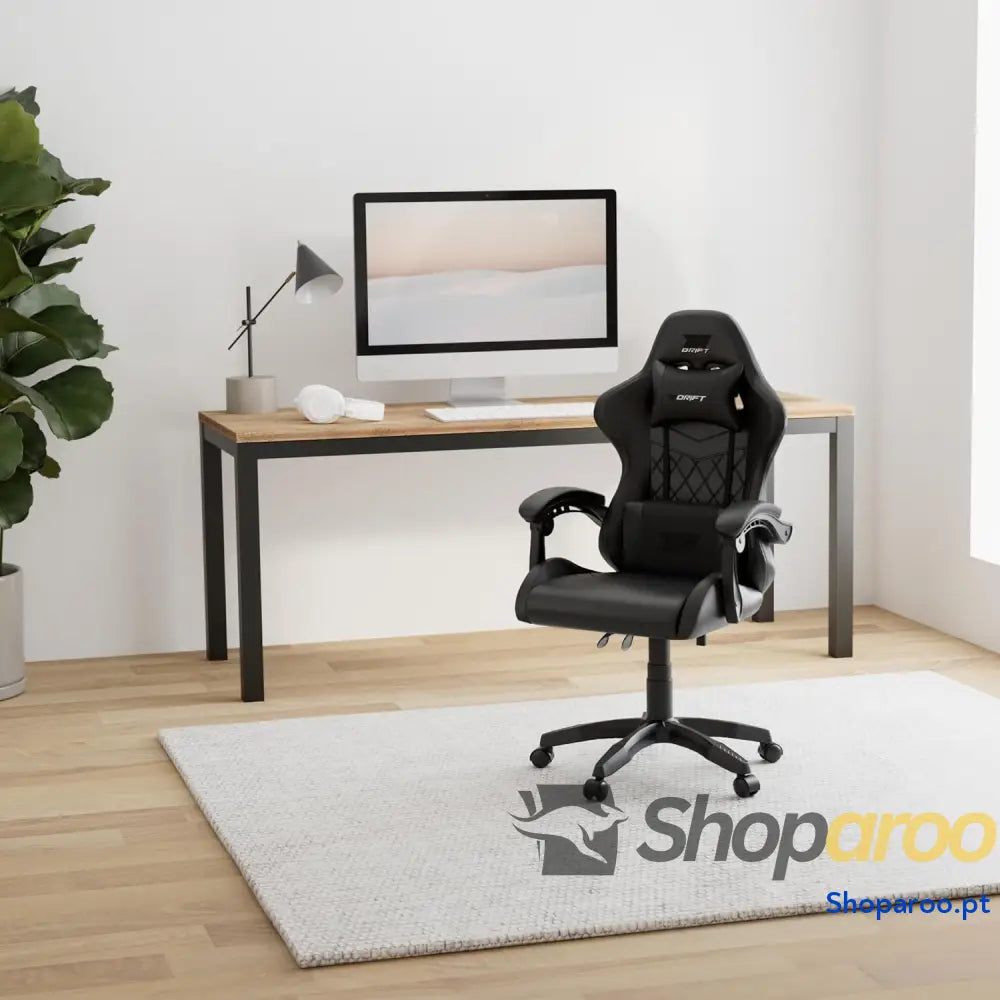 DRIFT GAMING DR35 Cadeira Gaming ergonómica profissional com apoios de braço 2D ajustáveis suporte lombar e cervical