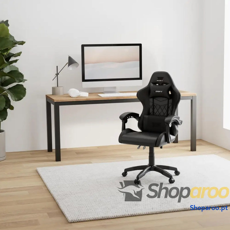DRIFT GAMING DR35 Cadeira Gaming ergonómica profissional com apoios de braço 2D ajustáveis suporte lombar e cervical