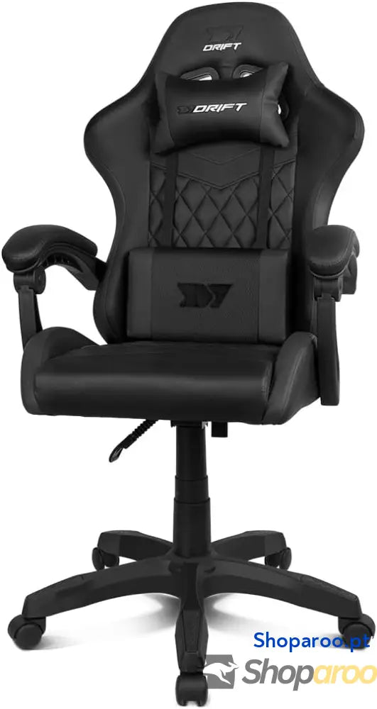DRIFT GAMING DR35 Cadeira Gaming ergonómica profissional com apoios de braço 2D ajustáveis suporte lombar e cervical