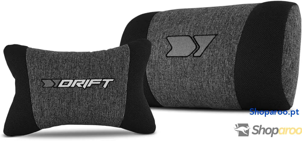 DRIFT GAMING DR90 Cadeira de jogos ergonómica com encosto cabeça e lombar reclinável 135° braços 2D ajustáveis tecido