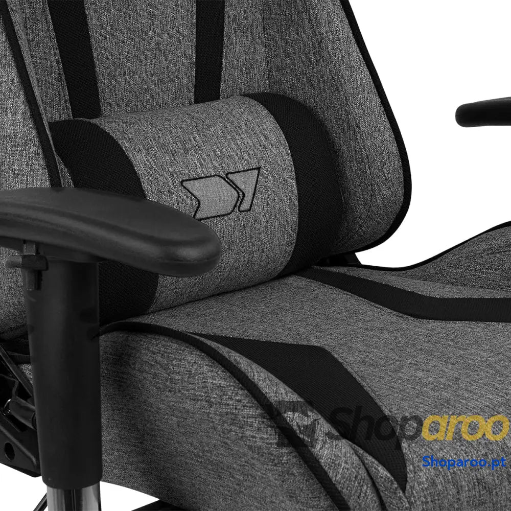 DRIFT GAMING DR90 Cadeira de jogos ergonómica com encosto cabeça e lombar reclinável 135° braços 2D ajustáveis tecido