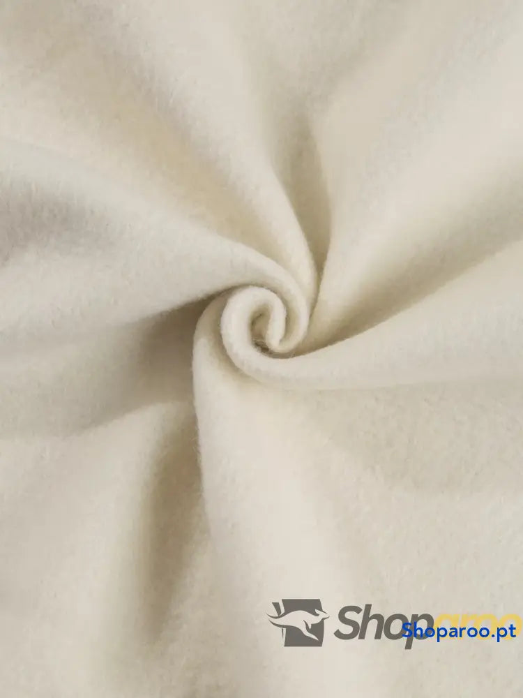 Conjunto de 2 peças casaco com fecho e calças cordão