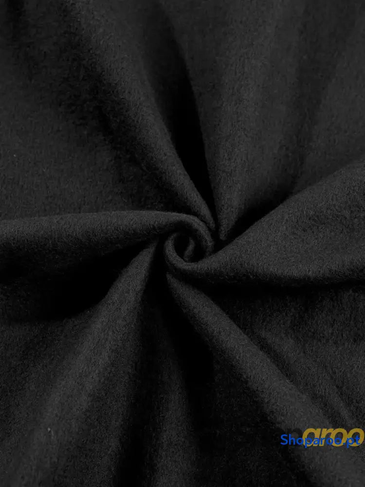 Conjunto de 2 peças casaco com fecho e calças cordão