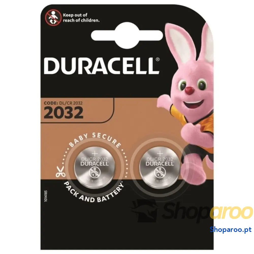 DURACELL BATERIA BOTO LITIO CR2032 3V 2 UNIDADE