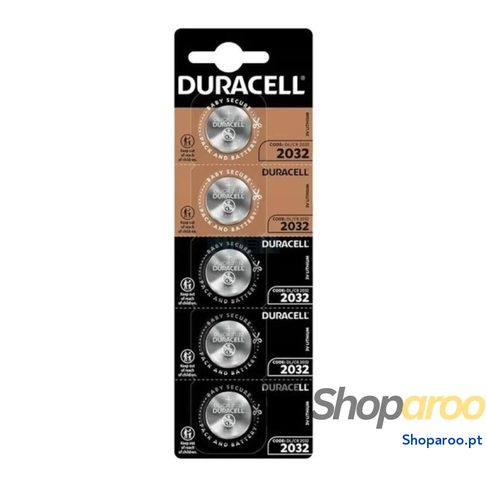 DURACELL BATERIA BOTO LITIO CR2032 3V 5 UNIDADE