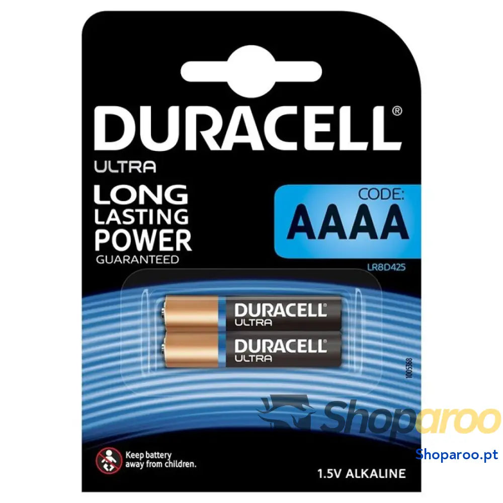 DURACELL BATERIA ULTRA POWER ALCALINA AAAA MX2500 1,5V 2 UNIDADES