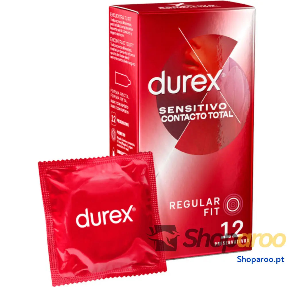 DUREX CONTATO SENSÍVEL TOTAL 12 UNIDADES