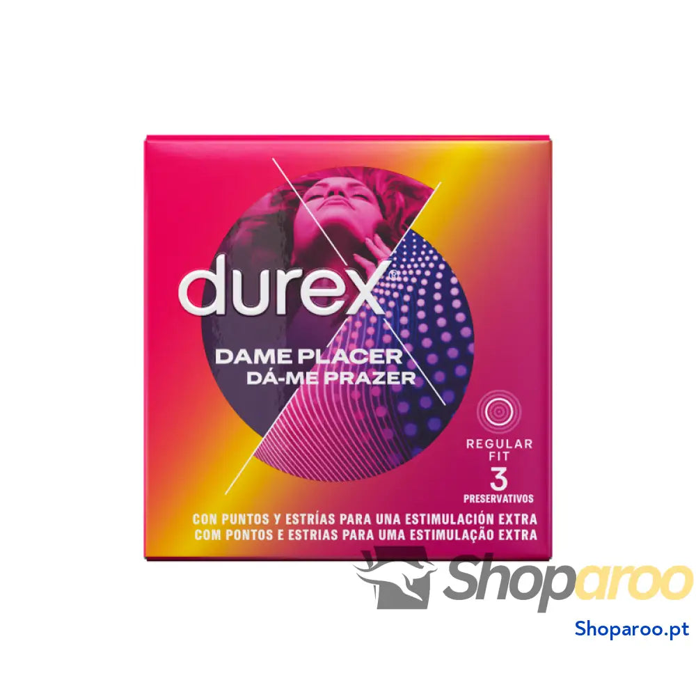 DUREX - PLACADOR DAME 3 UNIDADES