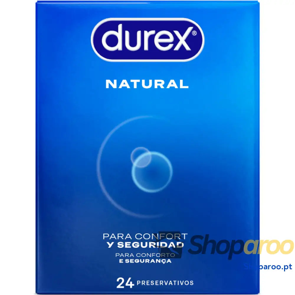 DUREX - PRESERVATIVOS NATURAIS 24 UNIDADES