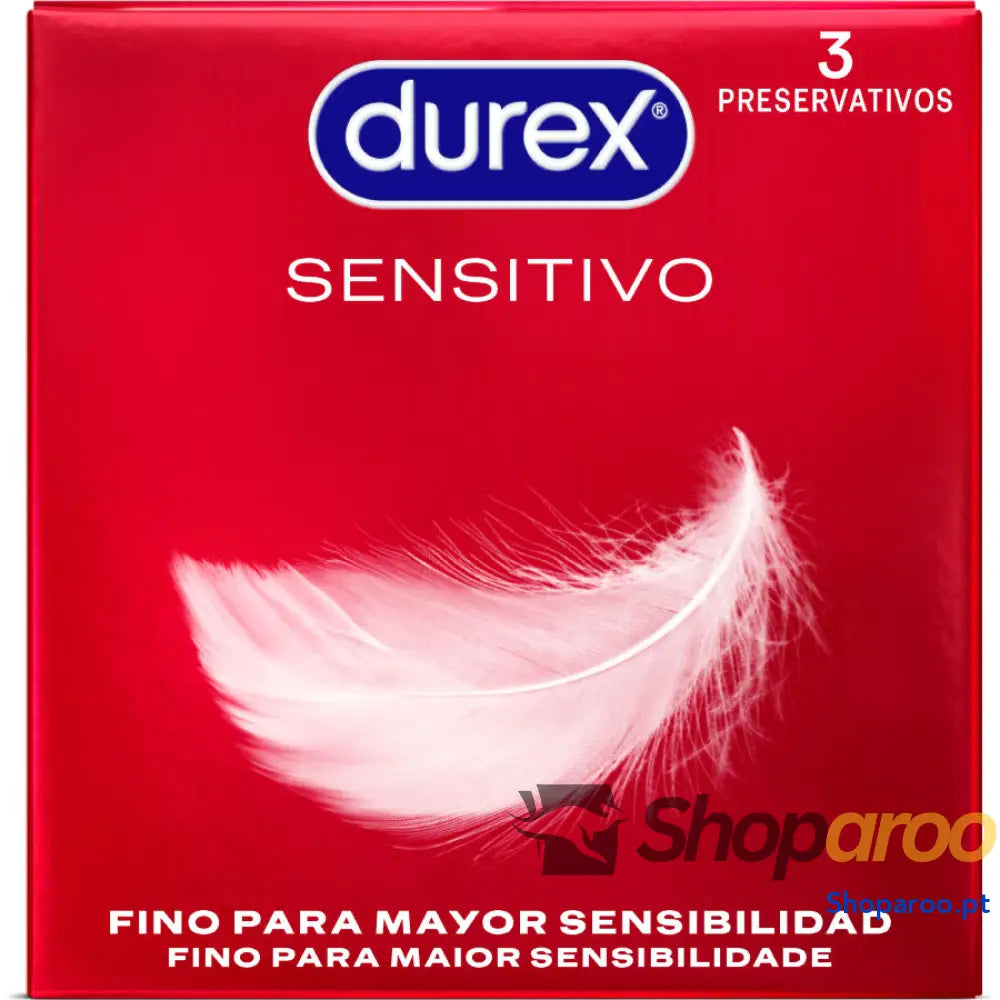 DUREX - PRESERVATIVOS SENSITIVE 3 UNIDADES