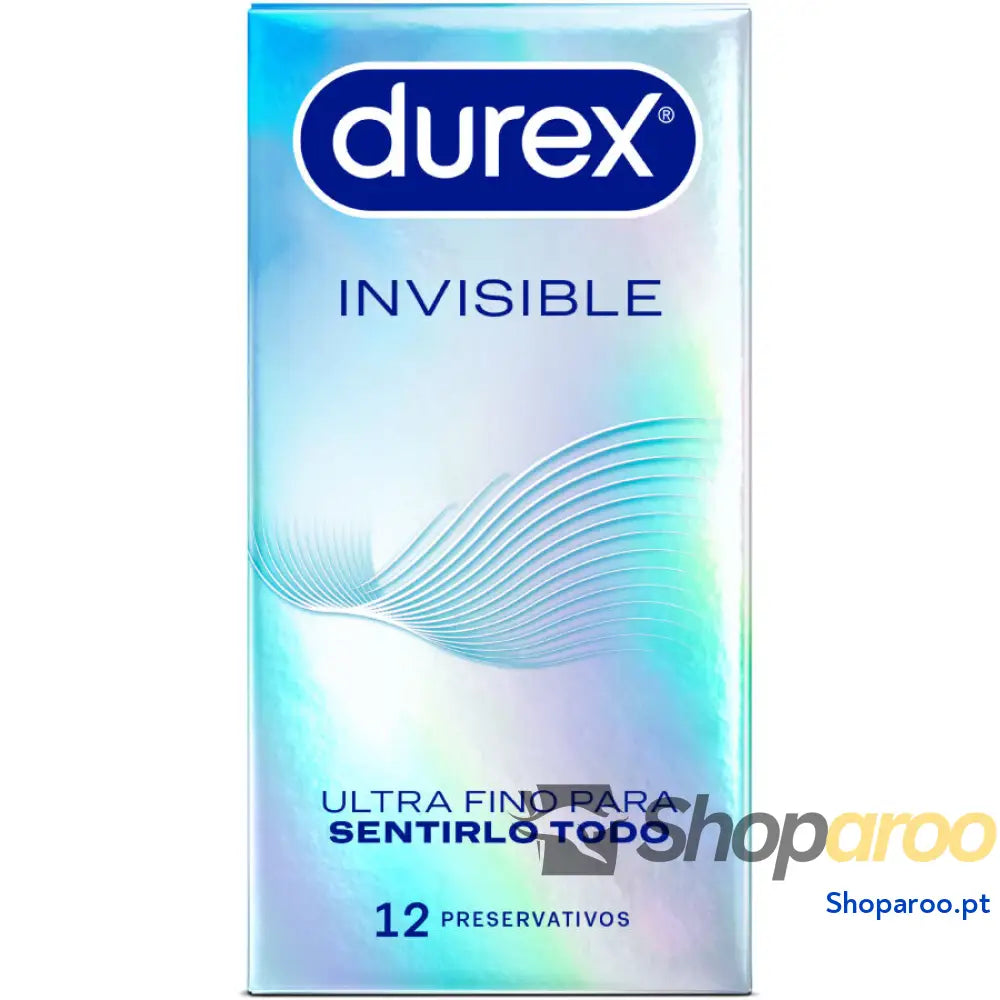 DUREX PRESERVATIVOS ULTRA FINOS INVISÍVEIS 12 UNIDADES