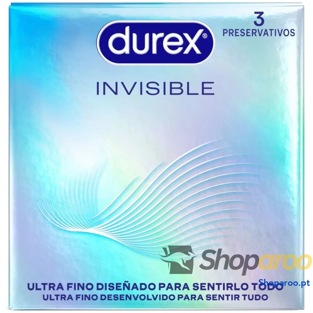 DUREX - PRESERVATIVOS ULTRA FINOS INVISÍVEIS 3 UNIDADES