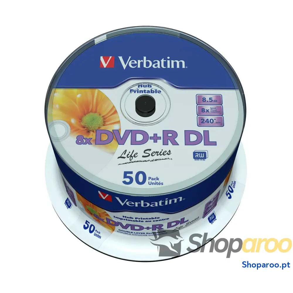 DVD-R Verbatim 97693 50 uds 8,5 GB (50 Unidades)