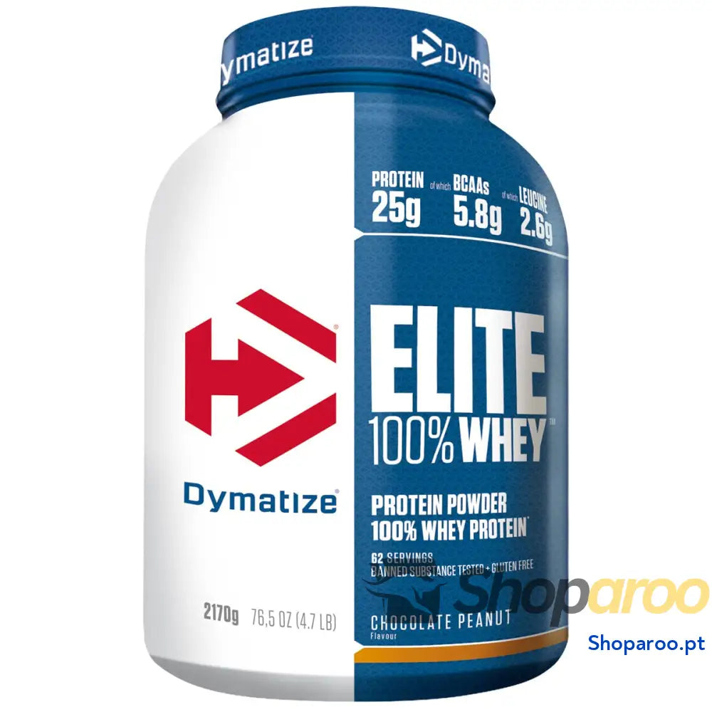 Dymatize Elite 100 % Whey Gourmet baunilha 932 g Pulverizador de almofada adequada e baixo açúcar proteção soro BCAA