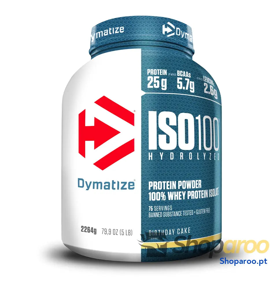 Dymatize ISO 100 Hydrolyzed Gourmet Vanilla 2264 g Hidrolizado de proteção soro Whey isolado em pó