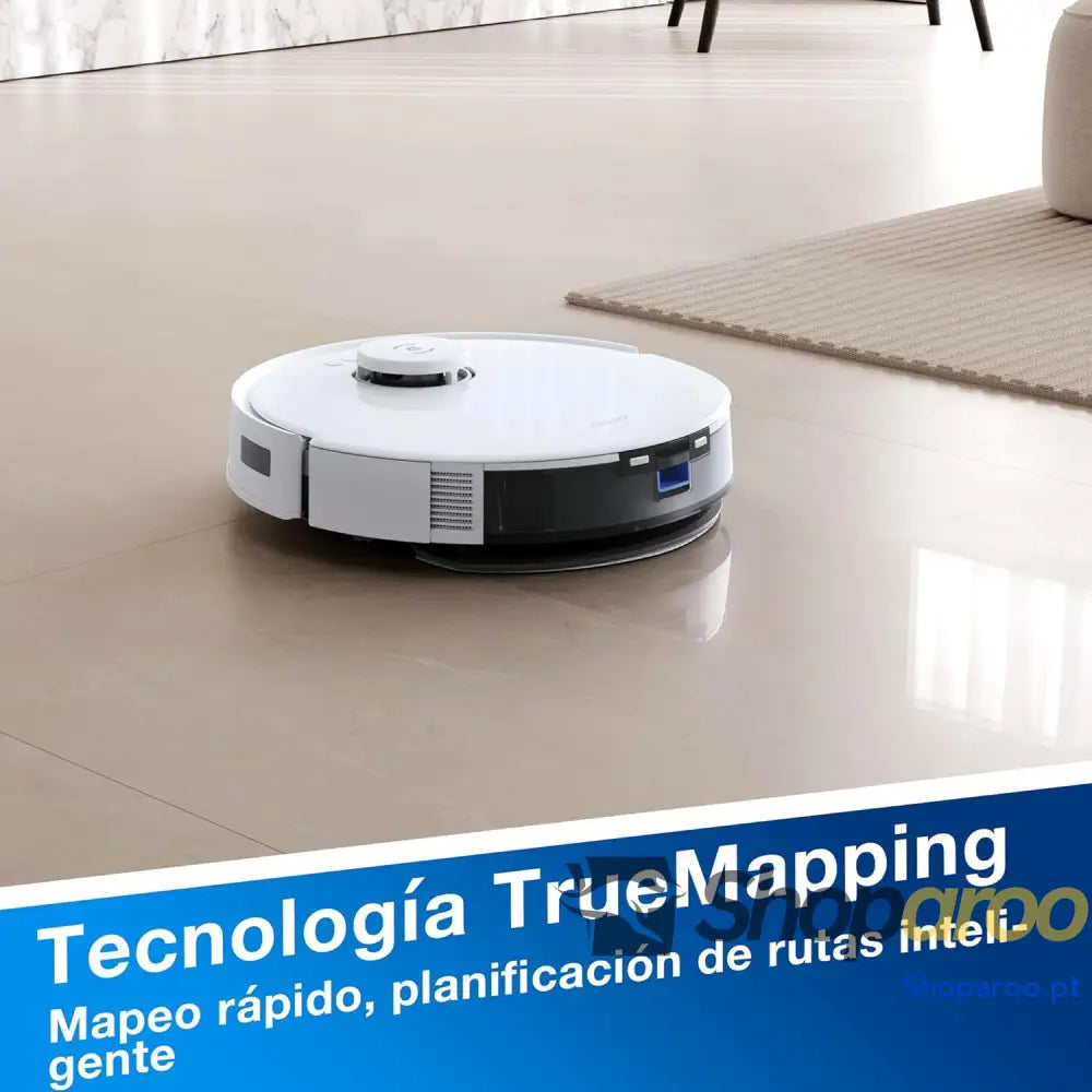 ECOVACS DEEBOT N20 Plus Robot aspirador e limpa chão potência de sucção 8000 Pa estação Dustbagless PureCyclone anti