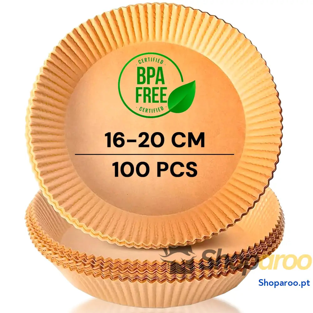 Edihome Papel de fritadeira ar Fryer Air 100 unidades 20 24 cm BPA Free descartável para forno acessórios sem óleo 5