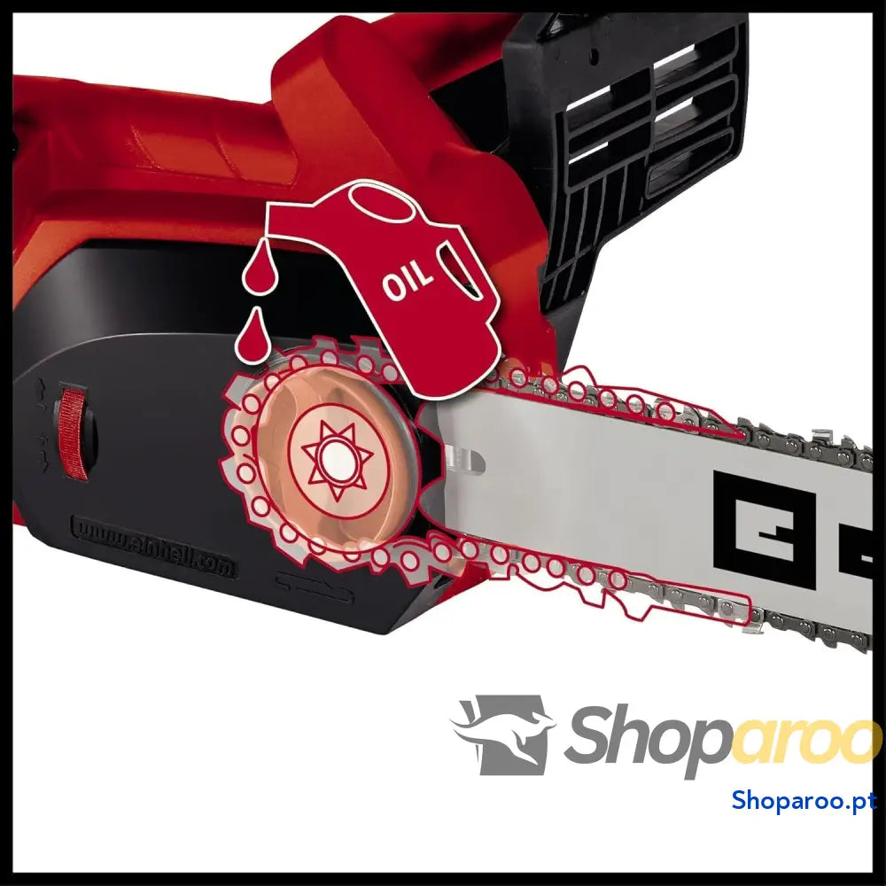 Einhell Motosserra elétrica GH EC 1835 (1800 W barra de corte robusta corrente afiada tensionamento e substituição