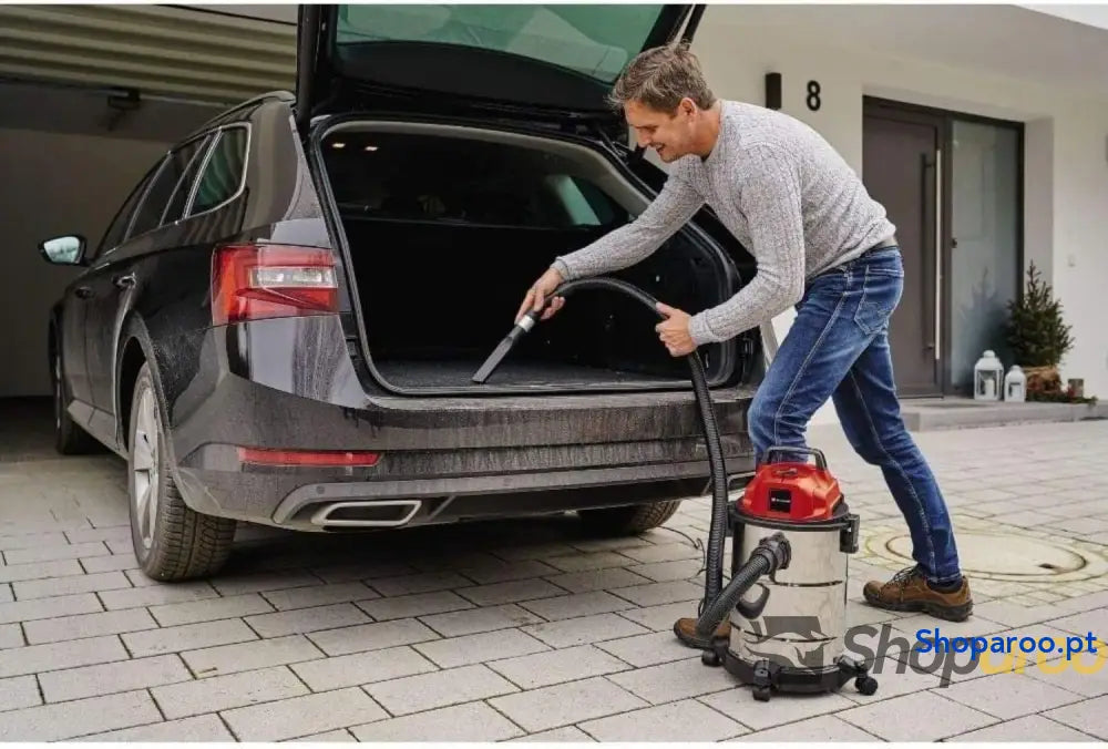 Einhell TC VC 1820 S aspirador seco molhado inox 180 mbar 1250 W 230 V 80 dB (ref. 2342167).
