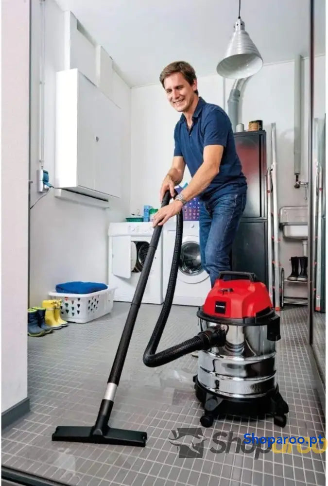 Einhell TC VC 1820 S aspirador seco molhado inox 180 mbar 1250 W 230 V 80 dB (ref. 2342167).
