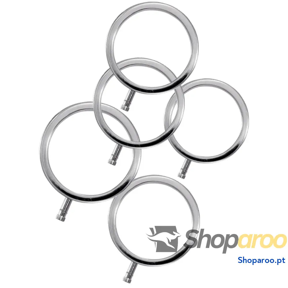 ELECTRASTIM - ANÉIS DE METAL ELECTRARINGS PACOTE COM 5