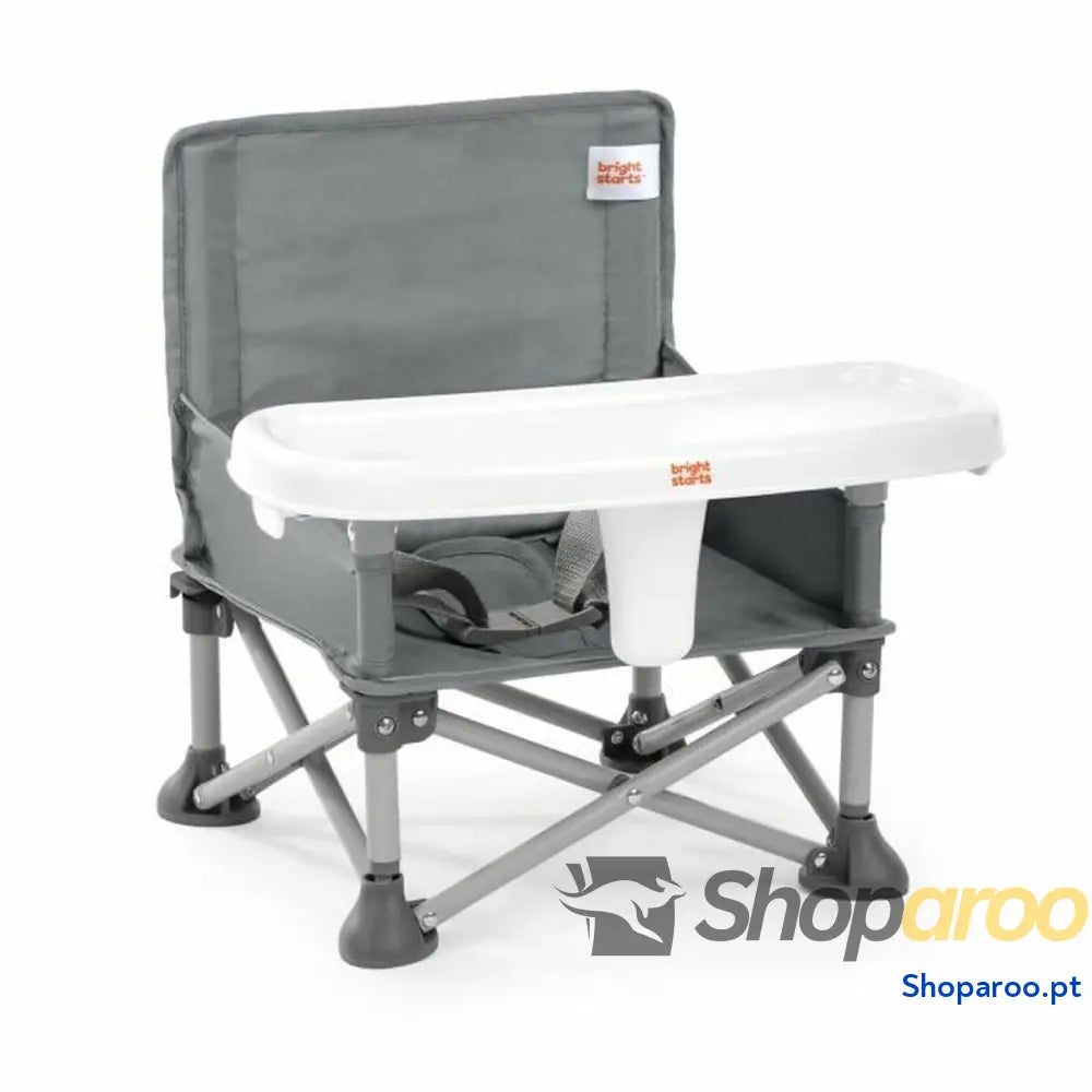 Elevador Bright Starts Pop 'N Sit Cinzento