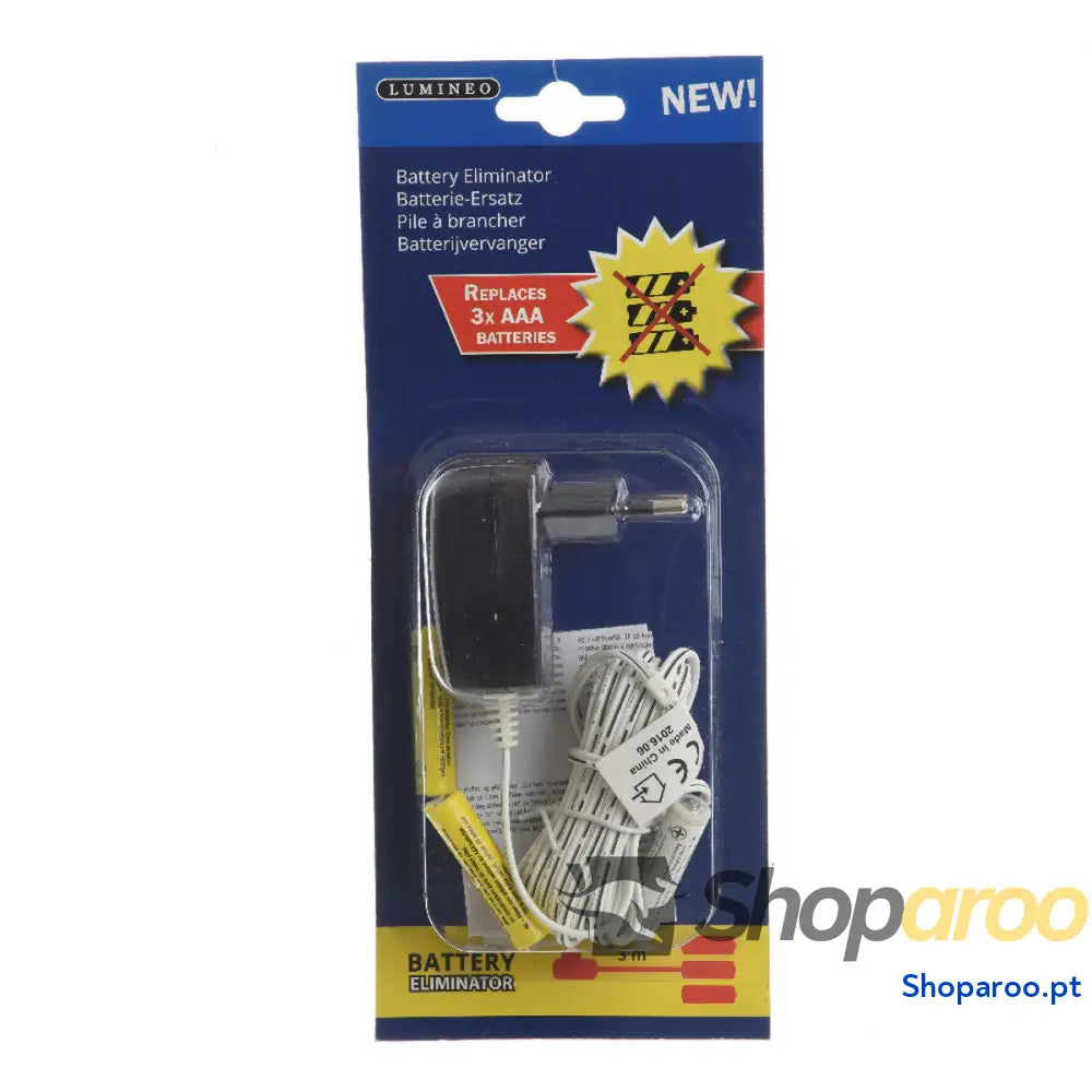 Eliminador de pilhas Lumineo Interiores 4,5 V 3 x AAA