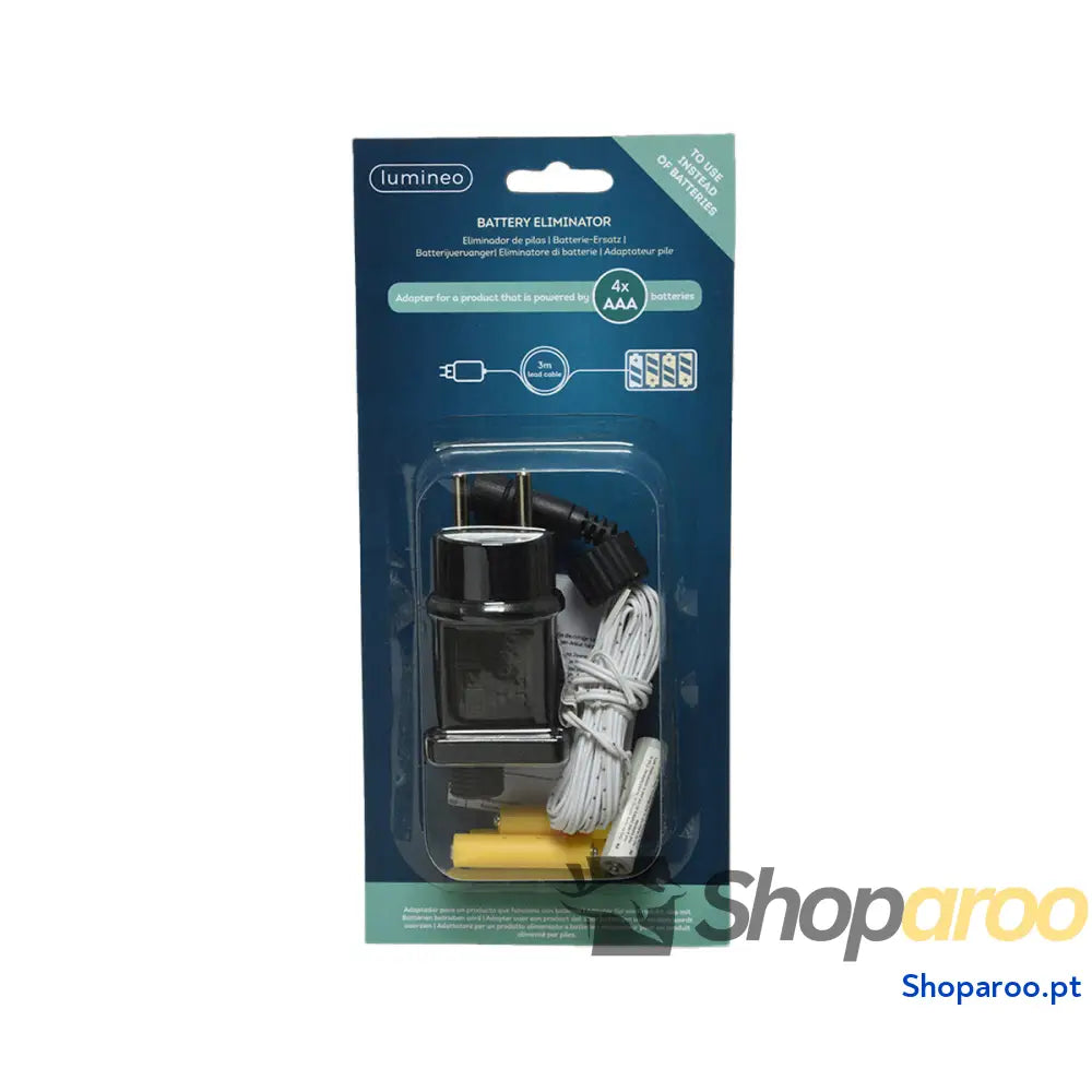 Eliminador de pilhas Lumineo Interiores 4 x AAA