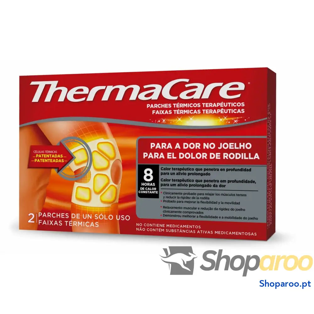 Emplastros Térmicos Corporais Thermacare Rodillas 2 Unidades