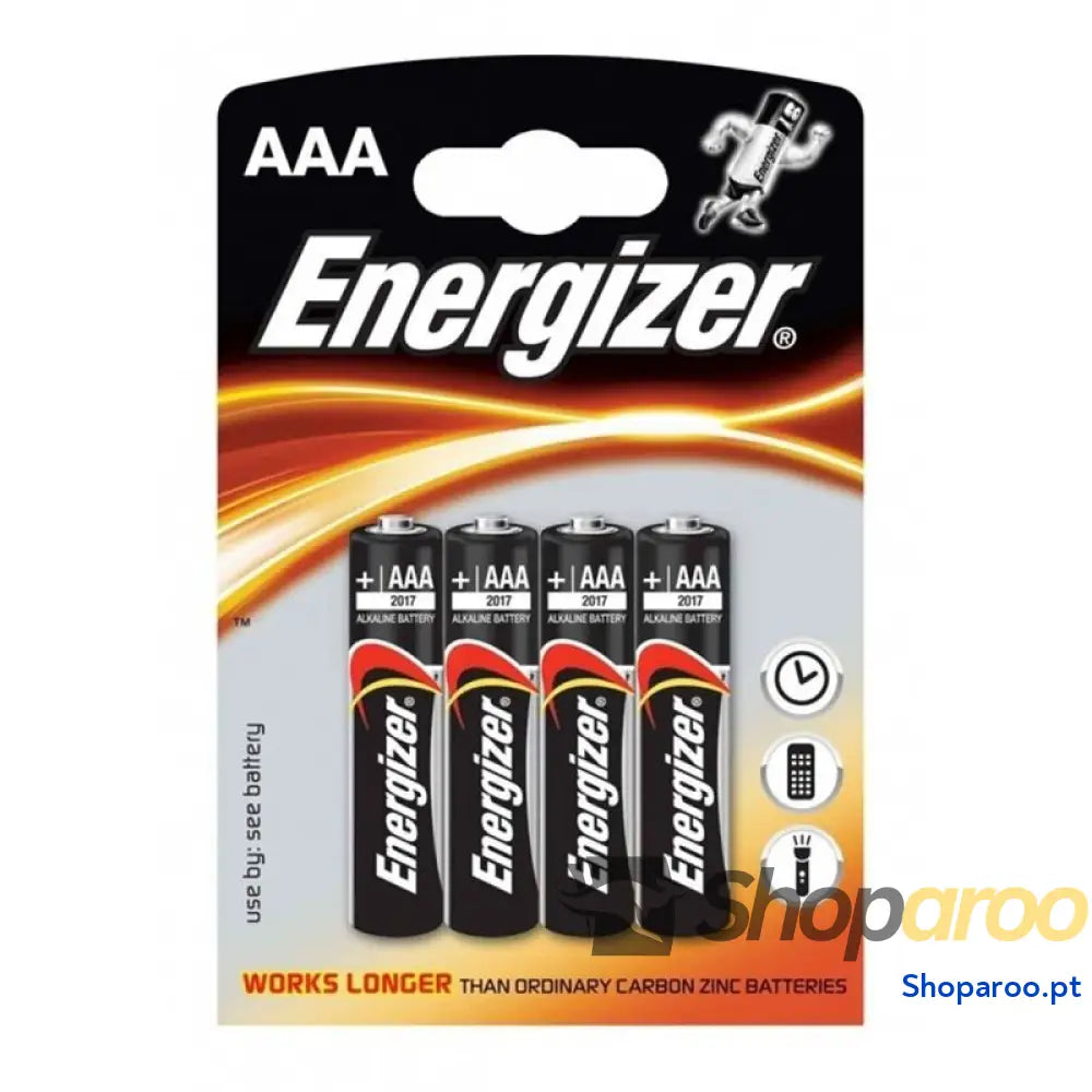 ENERGIZER BATERIA ALCALINA AAA LR03 *4