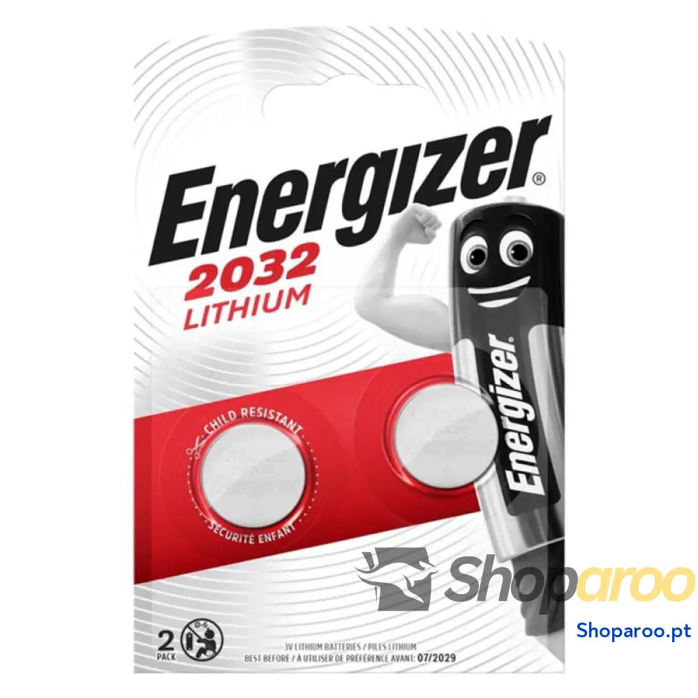 ENERGIZER BATERIA BOTO DE LÍTIO CR2032 3V 2 UNIDADE