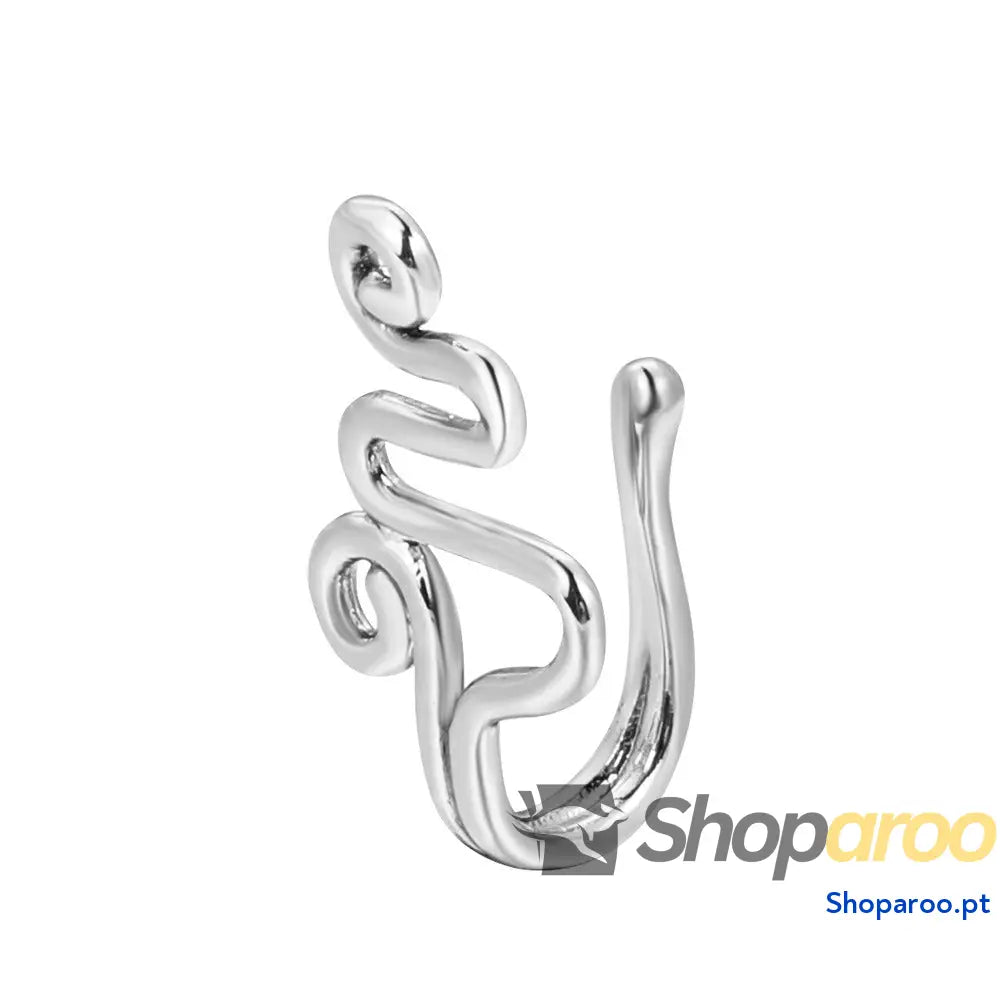 Enfeite de Nariz em Ouro 18K (Banhado) com Design Geométrico