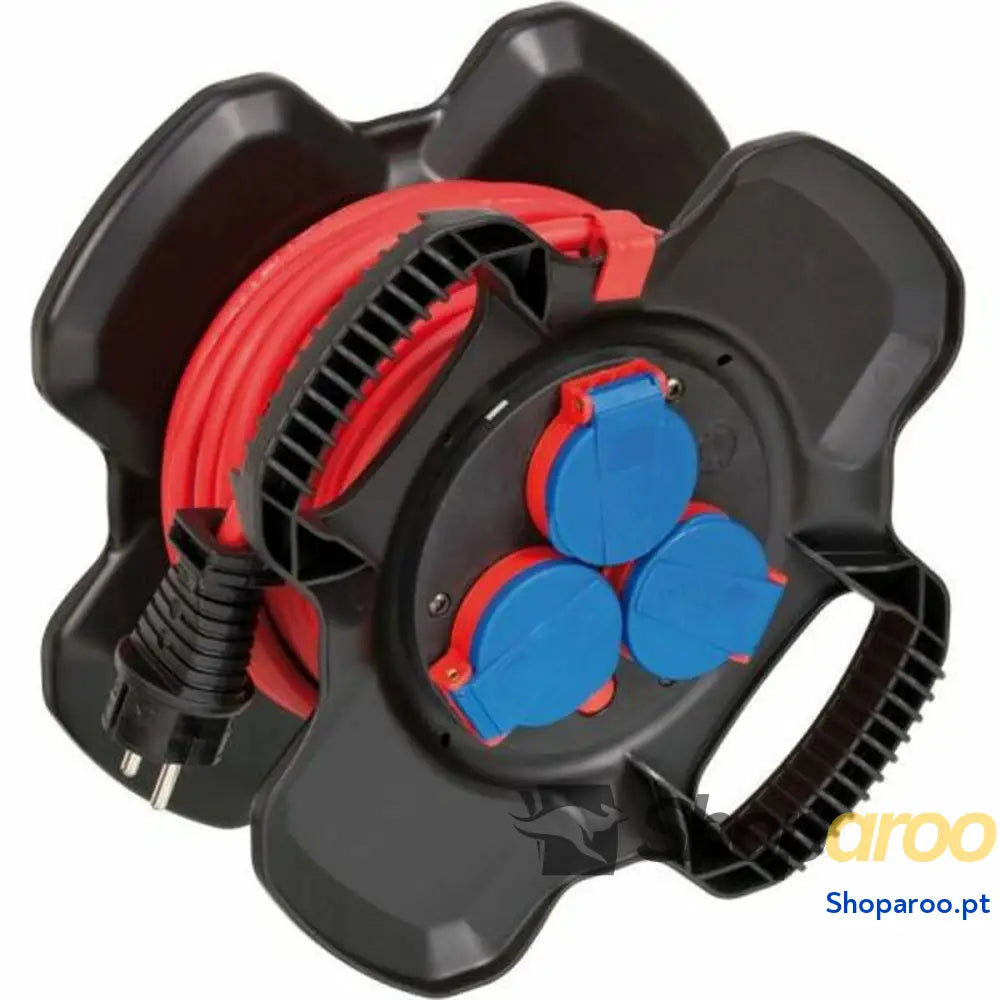 Enrolador de cabos Brennenstuhl IP44 AT-N05V3V3-F3G1,5 10 m 3 x 1,5 mm 3 Tomadas