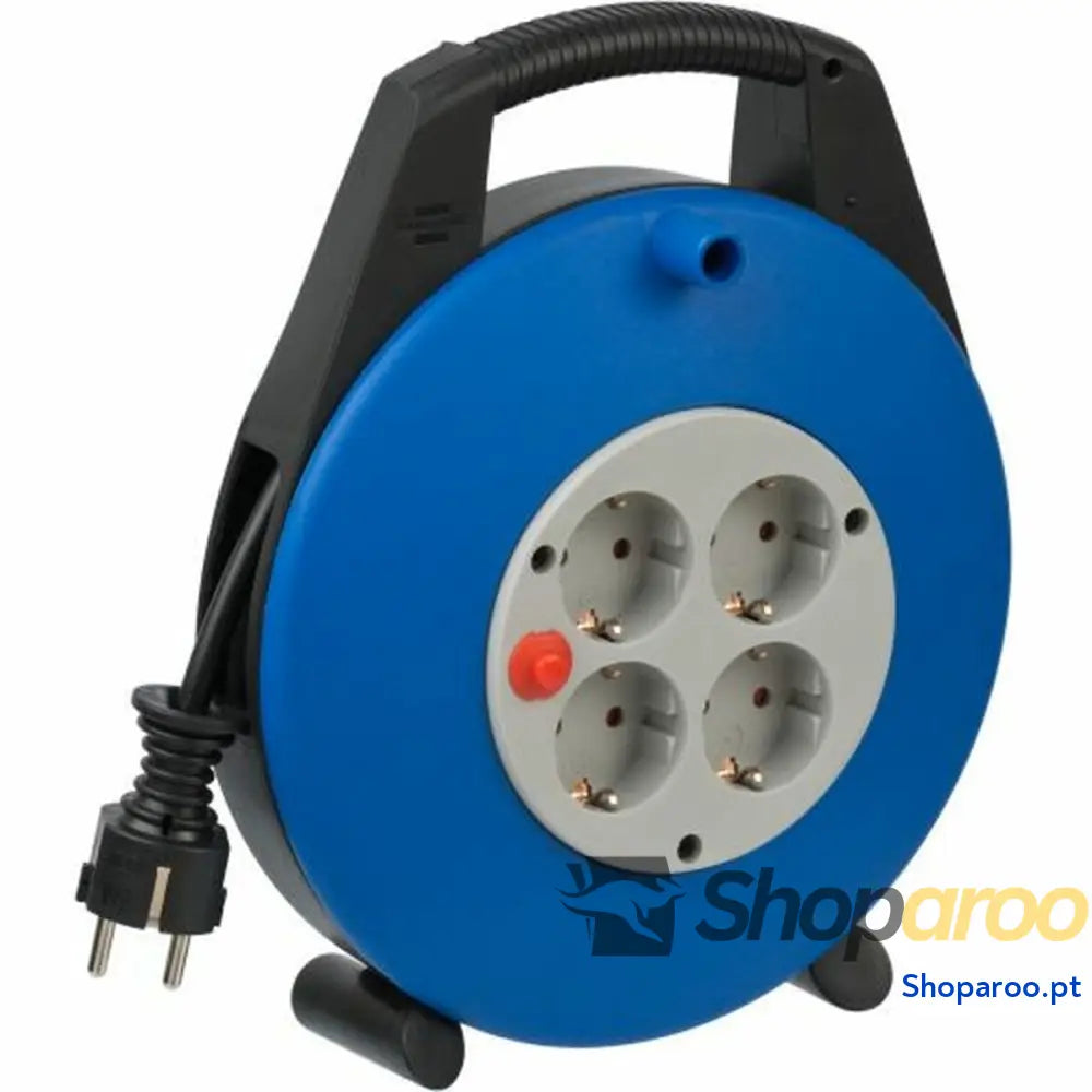 Enrolador de cabos Brennenstuhl Vario Line 4 tomas IP20 H05VV-F3G1,5 3 x 1,5 mm 10 m 4 Tomadas