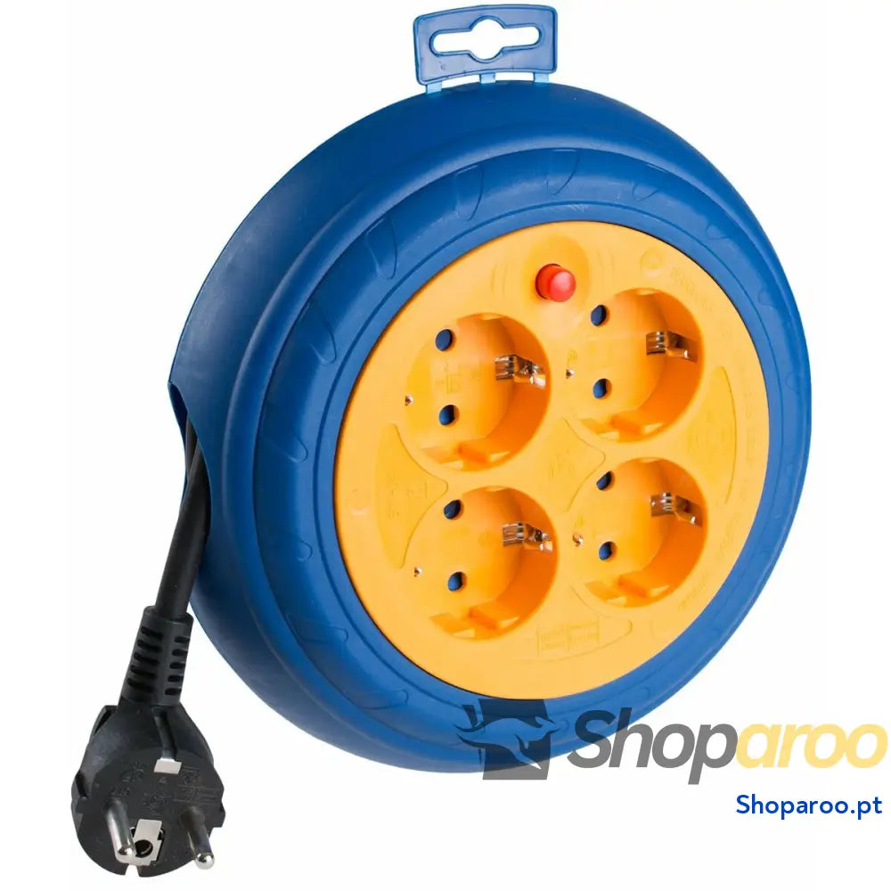 Enrolador de cabos Solera 7429 4 Tomadas 3 m