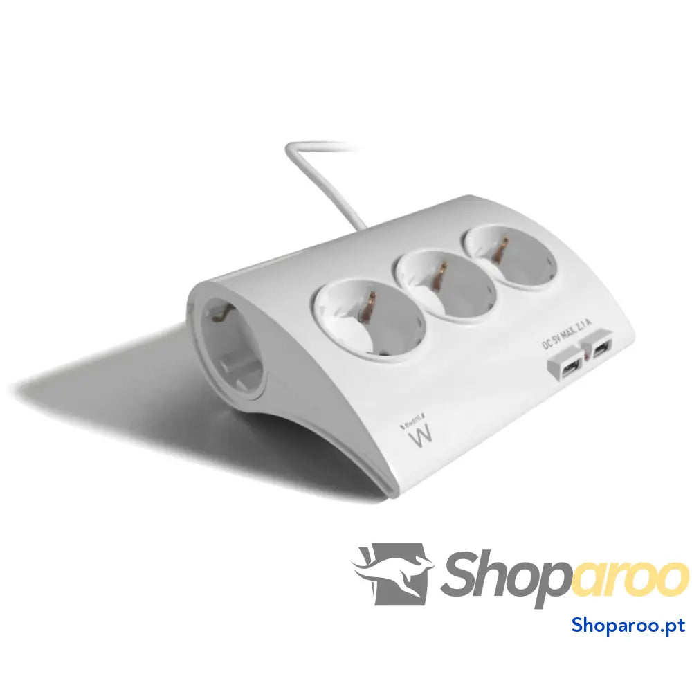 Entrelinha Ewent EW3935 1,5 m 2 x USB 2,1 A 2500W (1,5 m)