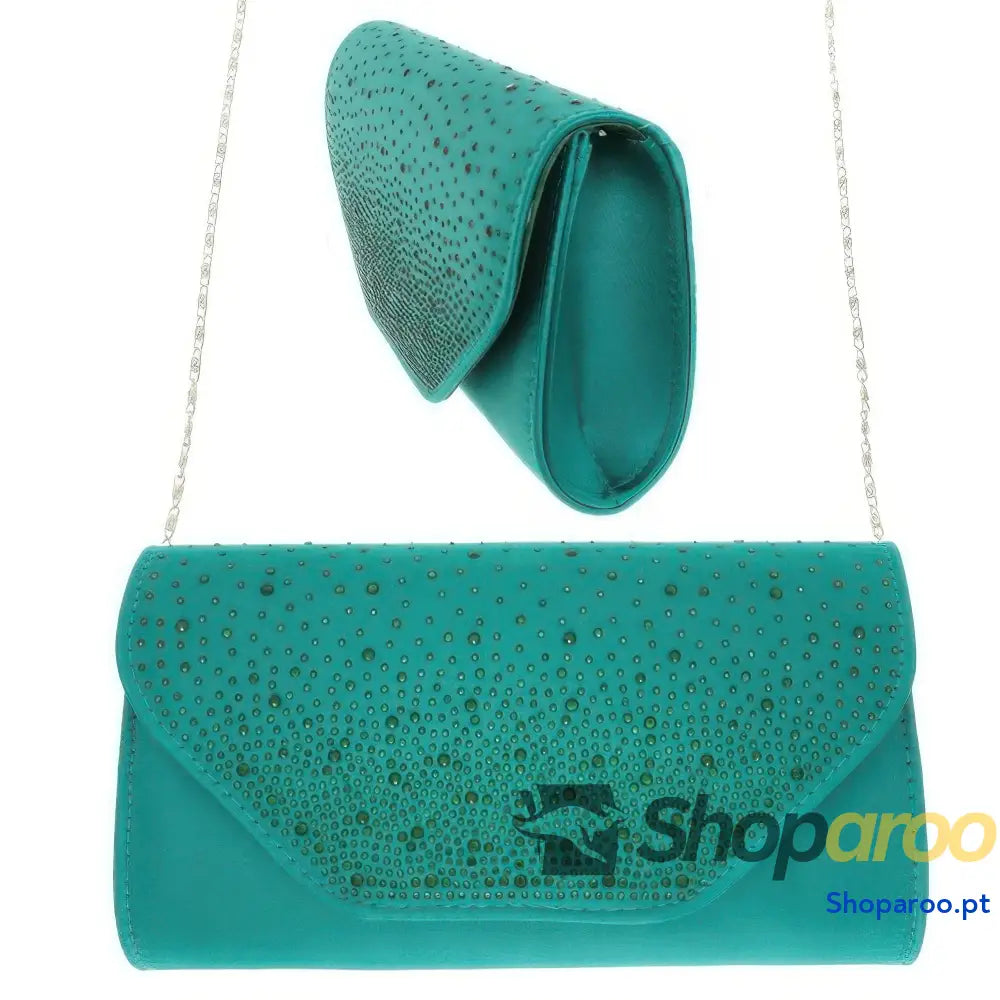 Bolsa de mão com aba tipo envelope