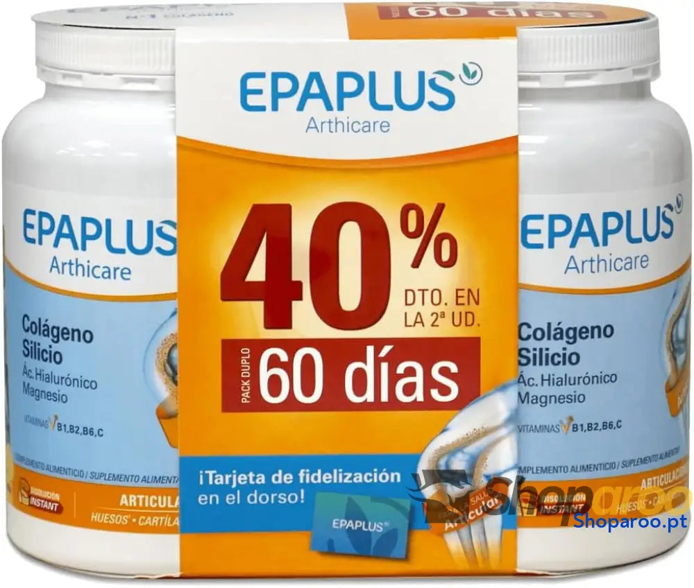 EPAPLUS Arthicare Colágeno Hidrolisado com Silício e Ácido Hialurónico Dissolução Instantânea Sabor Limão Tratamento