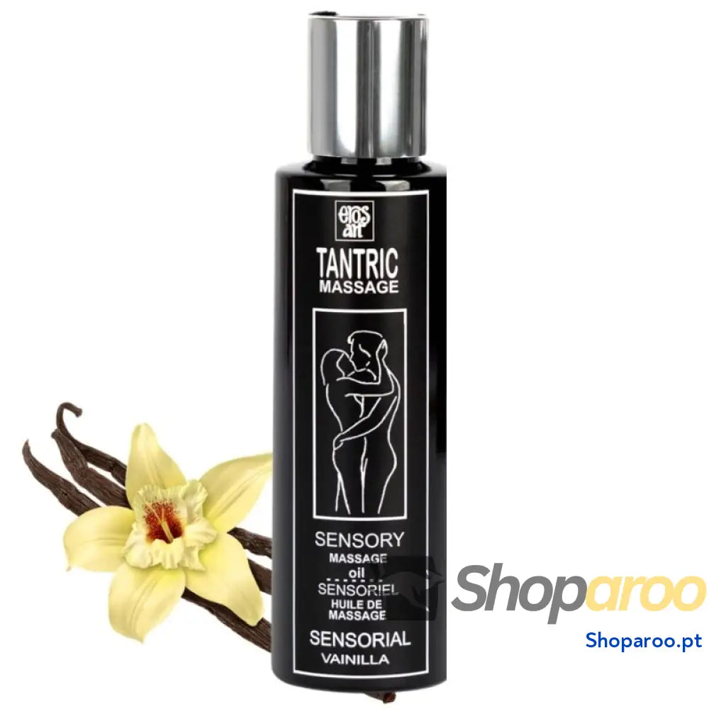 EROS-ART - ÓLEO DE MASSAGEM TÂNTRICA NATURAL E BAUNILHA AFRODISÍACA 100 ML