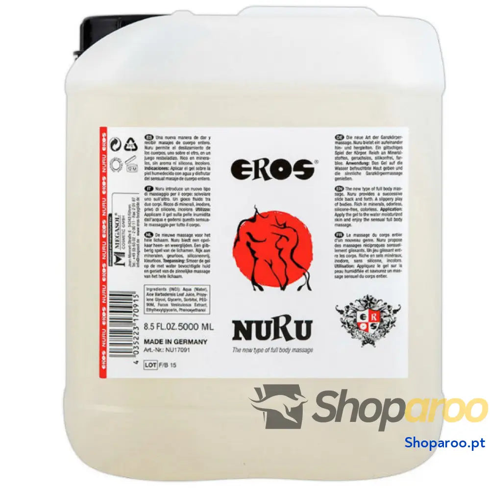 EROS - ÓLEO DE MASSAGEM NURU RICO EM MINERAL 5000 ML