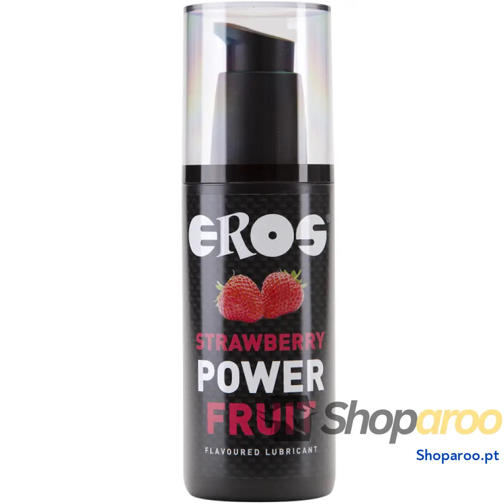 EROS POWER LINE MORANGO FRUIT LUBRIFICANTE COM FLAVORED 125 ML
