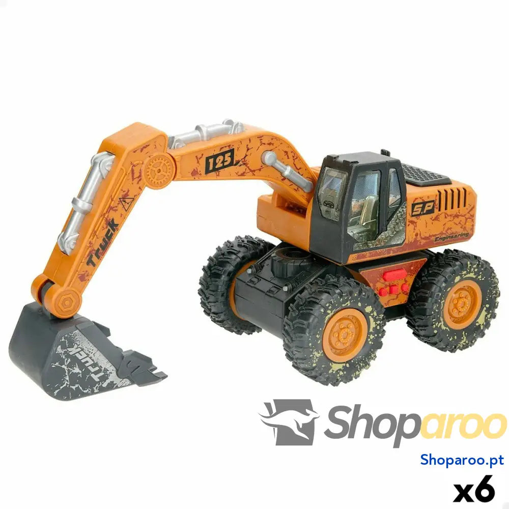Escavadora Speed & Go Leve Som 26 x 15 12 cm (6 Unidades)